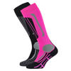 Falcon skisokken zwart/roze (set van 2 paar)