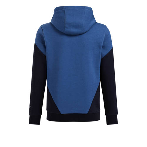 WE Fashion hoodie blauw zwart Sweater Meerkleurig 92