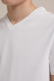 thumbnail: WE Fashion T-shirt - set van 3 wit