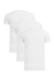 thumbnail: WE Fashion T-shirt - set van 3 wit