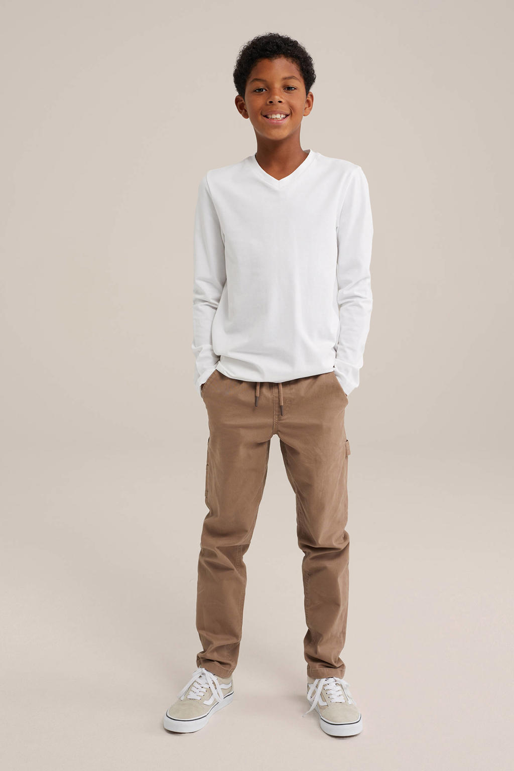 WE Fashion basic longsleeve wit