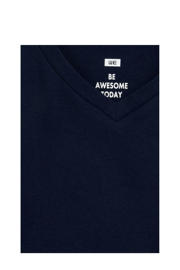 thumbnail: WE Fashion basic longsleeve donkerblauw
