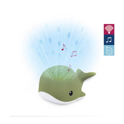Zazu Wally de walvis lichtprojector groen | Projector van Zazu