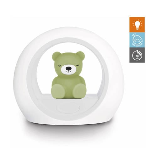 Zazu Billy de beer nachtlampje groen | Nachtlampje van Zazu