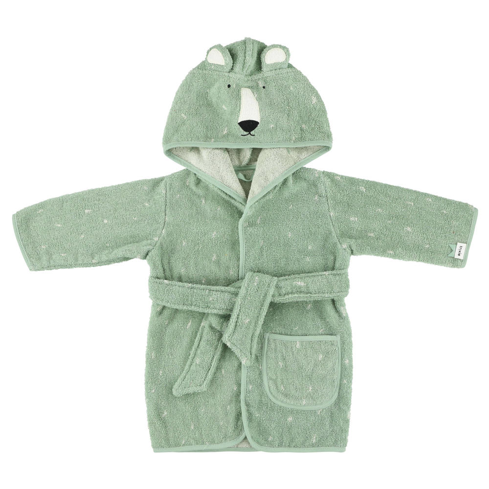 Trixie   Mr. Polar Bear badstof badjas groen