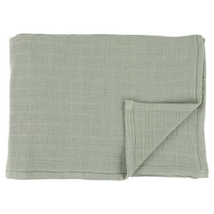 Bliss swaddle 110x110 cm - set van 2 olijfgroen