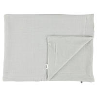 thumbnail: Trixie Bliss baby wiegdeken fleece 75x100 cm lichtgrijs