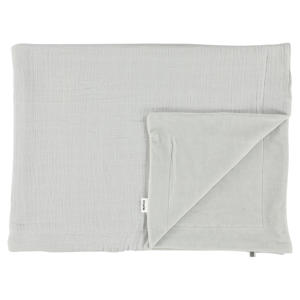 Bliss baby wiegdeken fleece 75x100 cm lichtgrijs