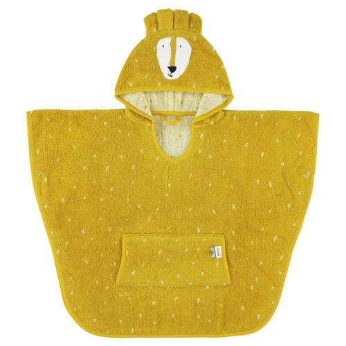 Trixie poncho Mr Lion 47x64 cm geel Handdoek/badcape Effen