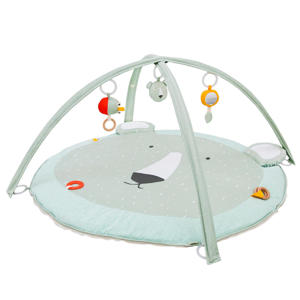 Mr. Polar Bear speelmat + babygym mintgroen