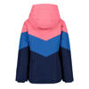 Donkerblauw/kobalt/roze
