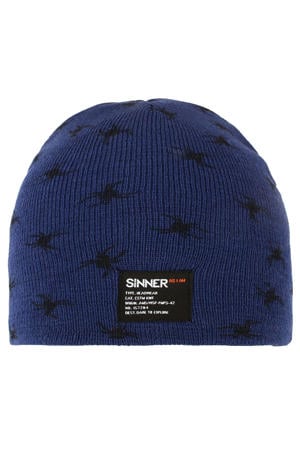 spider muts blauw
