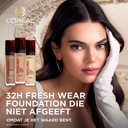 L'Oréal Paris Infaillible 32H Fresh Wear langhoudende foundation 140 Golden Beige 30ml