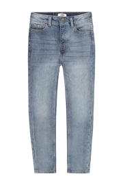 thumbnail: Stonewashed meisjes Tumble 'n Dry skinny jeans Julia light stonewash van duurzaam denim met regular waist en rits- en drukknoopsluiting
