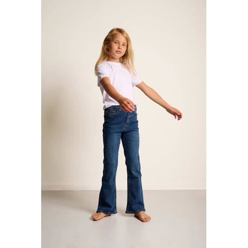 Tumble 'n Dry flared jeans Jennifer denim medium stonewash Blauw Meisjes Stretchdenim - 104