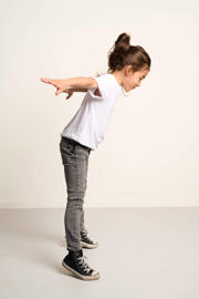 thumbnail: Grijze jongens Tumble 'n Dry slim fit jeans Dante met regular waist