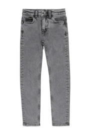 thumbnail: Grijze jongens Tumble 'n Dry slim fit jeans Dante van duurzaam denim met regular waist