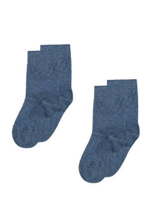 sokken - 2 paar blauw