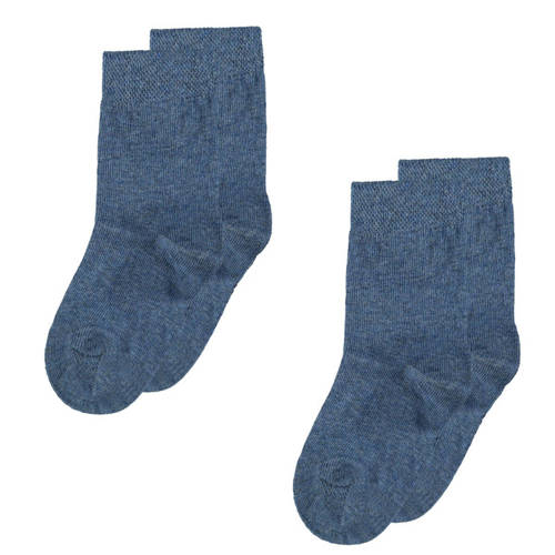 Ewers sokken - 2 paar blauw Jongens/Meisjes Stretchkatoen - 23-26