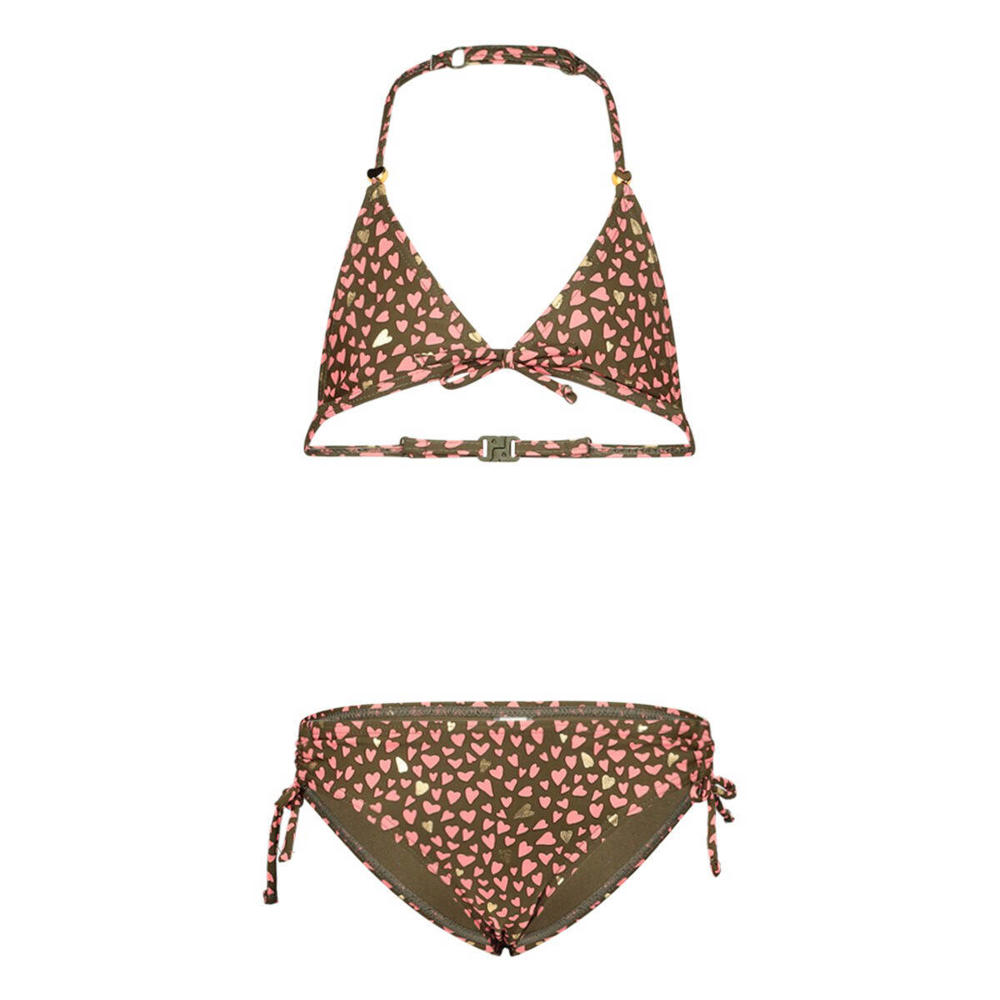 Shiwi triangel bikini Lizzy kakigroen/roze