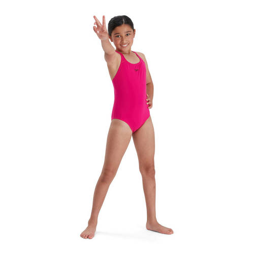 Speedo Endurance+ sportbadpak Medalist fuchsia Roze Meisjes Polyester Effen - maat 122-128 afbeelding