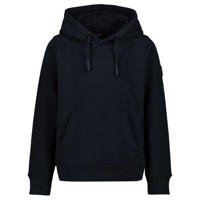 thumbnail: Blauwe jongens Airforce hoodie van sweat materiaal met effen, lange mouwen en capuchon