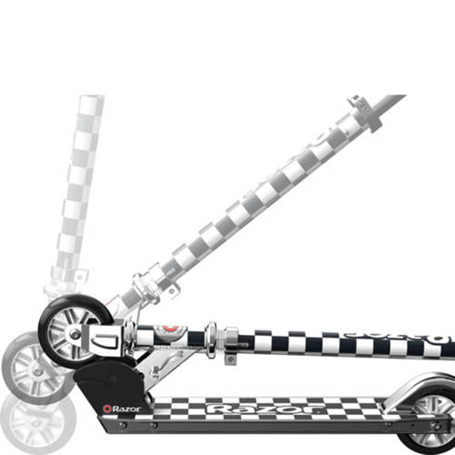 Razor Step A - Checked out Zwart | Step van Razor | Speelgoed > Rijdend speelgoed > Stepjes