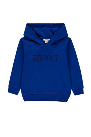 hoodie met logo hardblauw