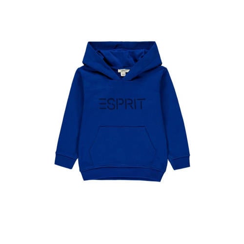 ESPRIT hoodie met logo hardblauw Sweater Logo