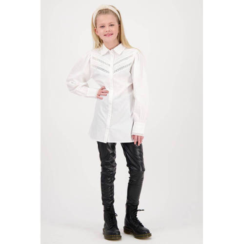 Vingino blouse wit Meisjes Katoen Klassieke kraag - 116