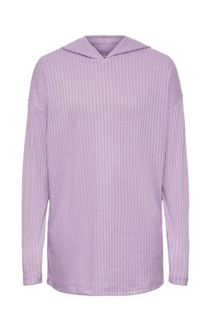 longsleeve met textuur lila