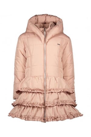 gewatteerde jas roze