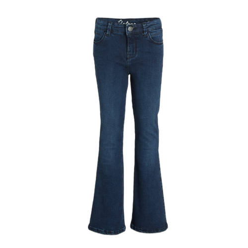 Retour Jeans flared jeans Midar dark blue denim Blauw Meisjes Stretchdenim