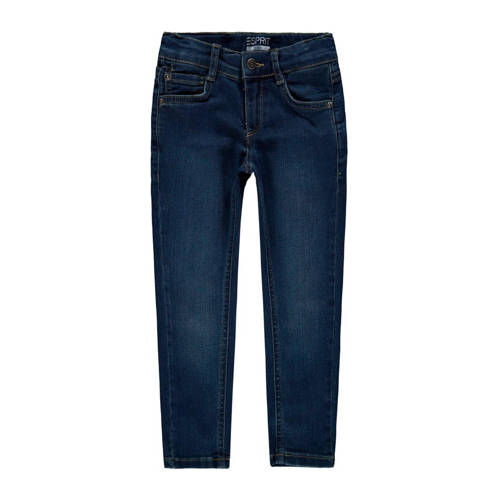 ESPRIT regular fit jeans blue medium wash Blauw Jongens Stretchdenim Effen