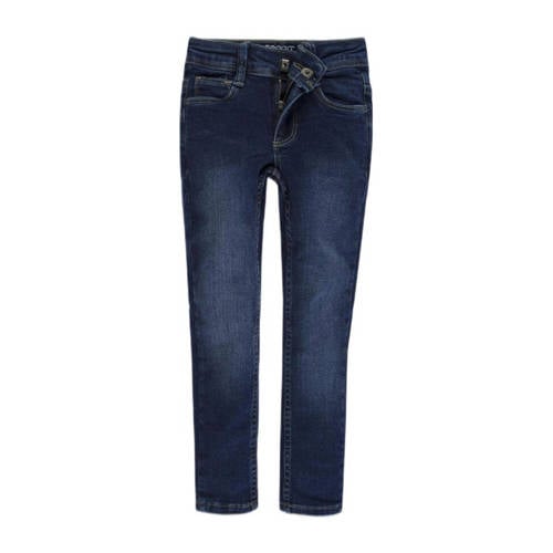 ESPRIT slim fit jeans blue dark wash Blauw Meisjes Stretchdenim Effen - 104