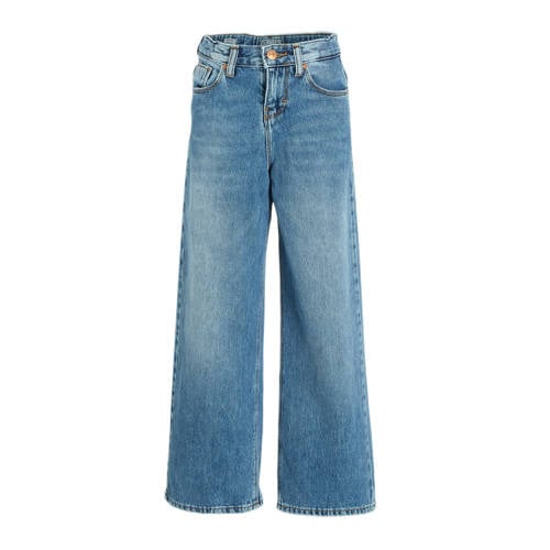 LTB wide leg jeans sofiane wash Blauw Meisjes Denim Effen
