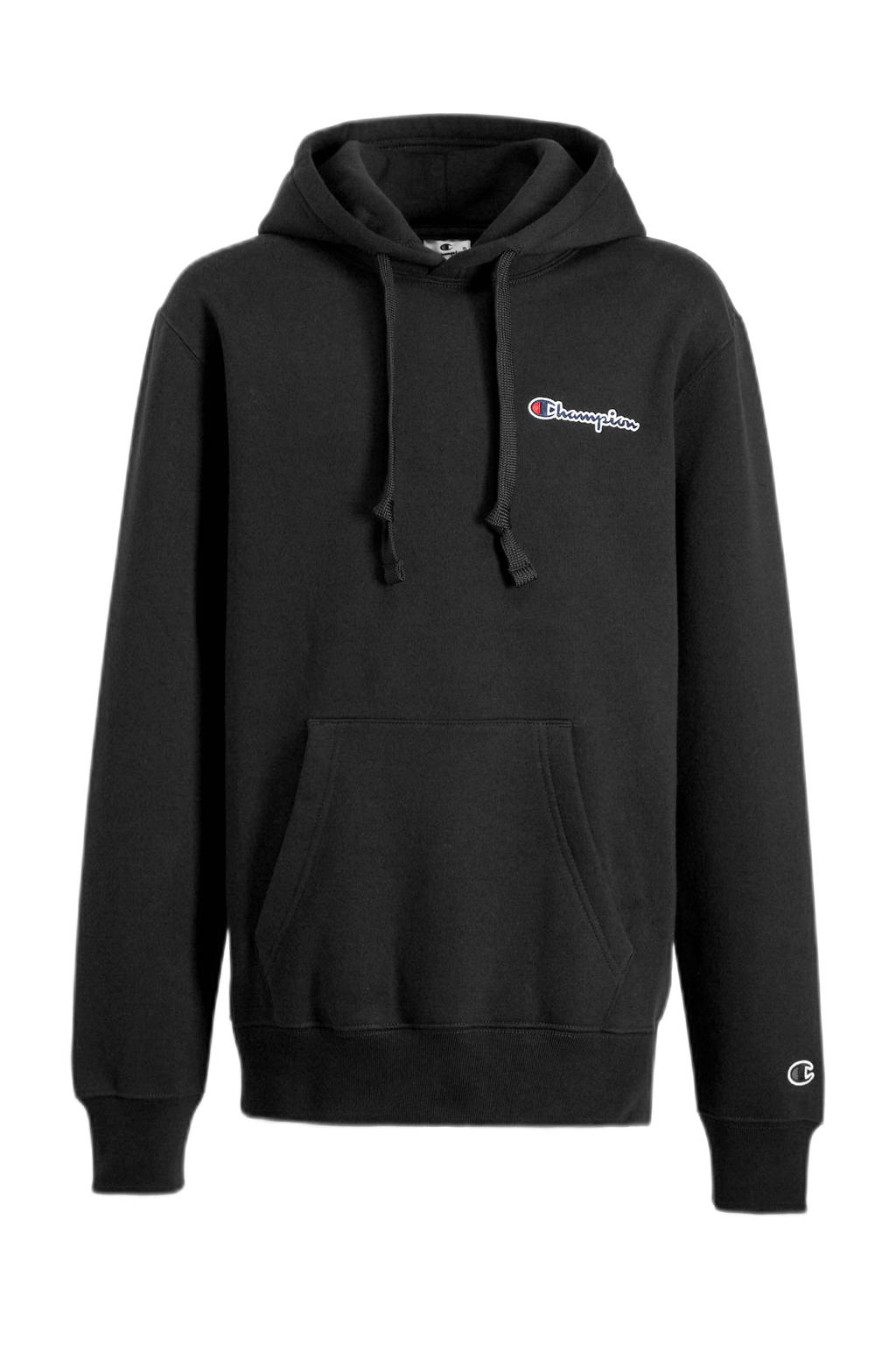 Champion hoodie met logo zwart