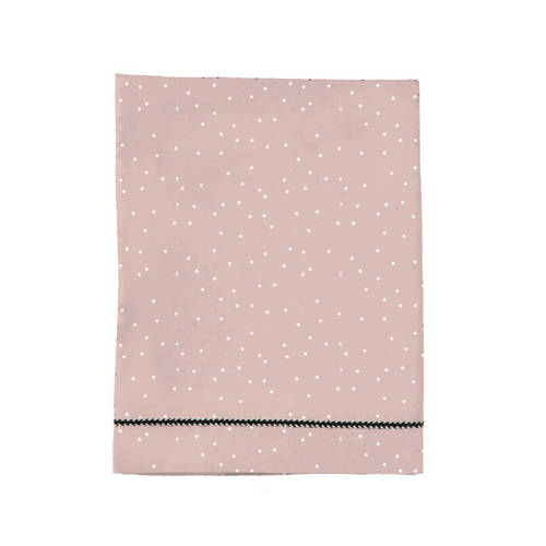 Mies & Co Adorable Dot baby wieglaken 80x100 cm roze/wit Babylaken Stip