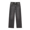 Raizzed high waist straight leg jeans grijs