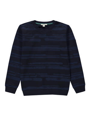 gestreepte sweater blauw