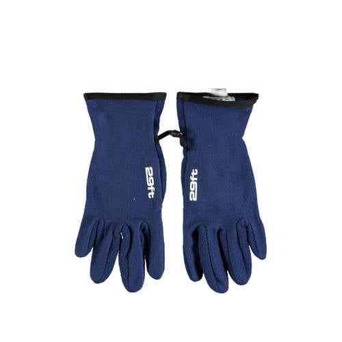29FT fleece handschoenen donkerblauw Jongens/Meisjes Polyester Effen