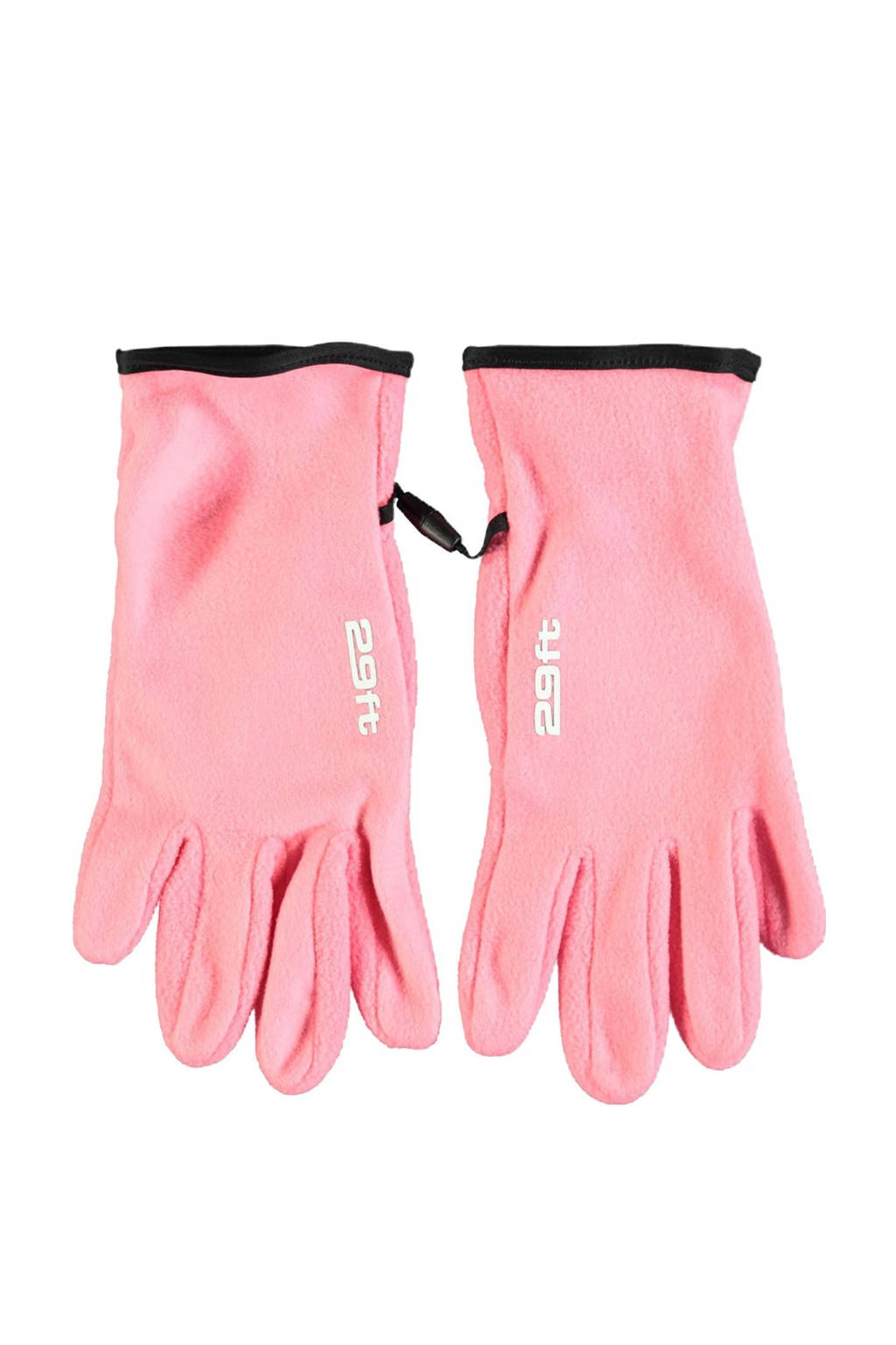 fleece handschoenen roze