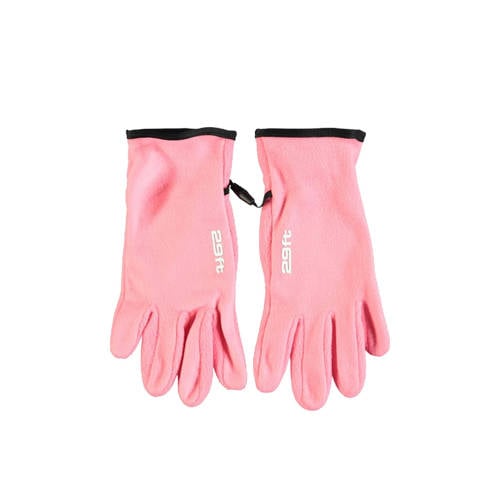 29FT fleece handschoenen roze Jongens/Meisjes Polyester Effen
