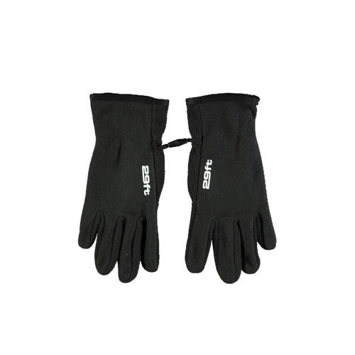 29FT fleece handschoenen zwart Jongens/Meisjes Polyester 