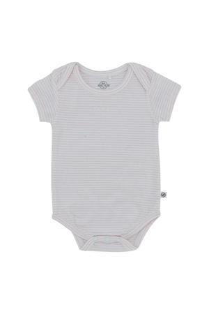 gestreepte romper wit/lila