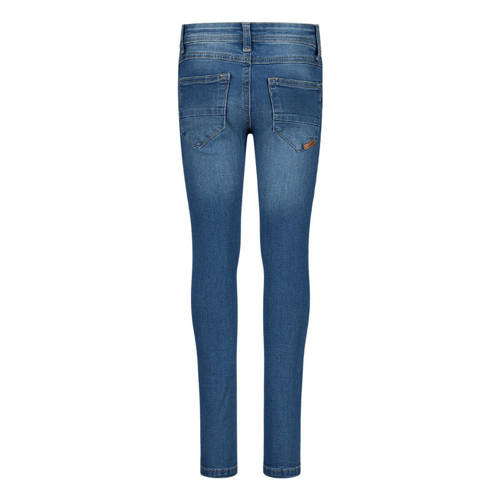 Name it skinny jeans NKMPETE medium blue denim Blauw Jongens Stretchdenim 80