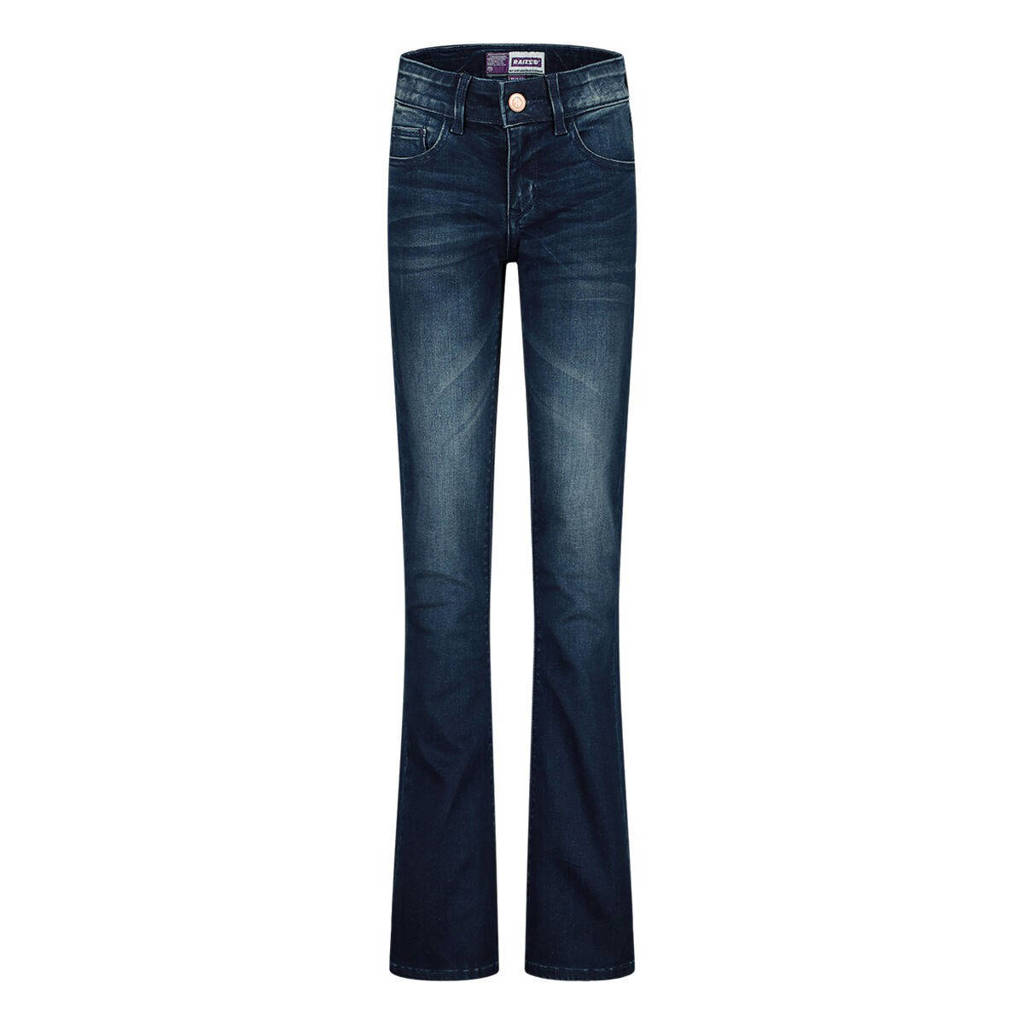 flared jeans blauw