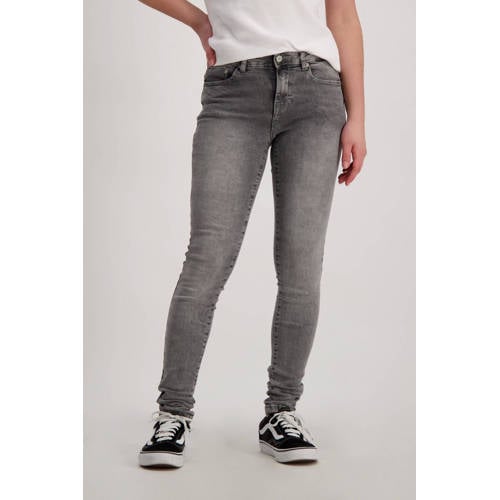 Cars skinny jeans ELIZA grey used Grijs Meisjes Stretchdenim Effen - 104