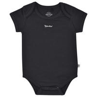 thumbnail: Born by Kiddo United baby romper met tekst antraciet