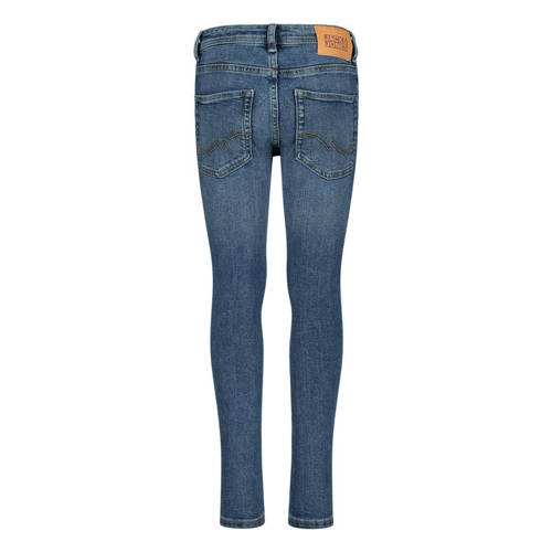 JACK & JONES super skinny jeans JJIDAN blue denim Blauw Jongens Stretchdenim